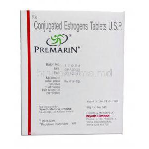 Premarin,  Conjugated Estrogens 0.625 Mg Tablet (Wyeth)