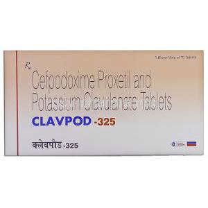 Clavpod,  Cefpodoxime Proxetil/ Clavulanate Potassium 200 Mg/ 125 Mg Tablet (Alkem)