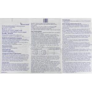 NovoMix 30, 100 IU/1ml, 3ml x 5, Pen-filled Injection instruction sheet page 1