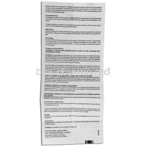 Somastat, Generic Sandostatin, 3mg x 1 Vials, Injection instruction sheet page 2