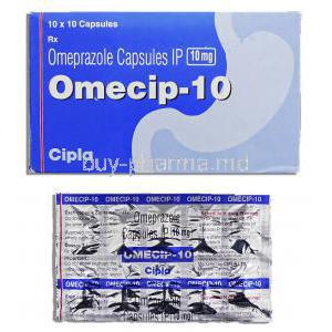 Omecip-10, Generic Prilosec, Omeprazole 10mg