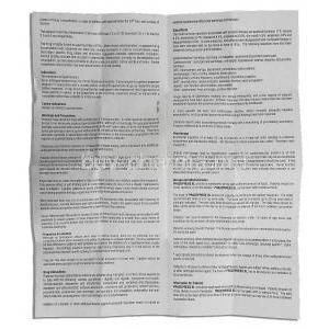 Prazopress XL 2.5, Generic Prazosin, Prazosin Hydrochloride 2.5mg tablet, information sheet  page 2