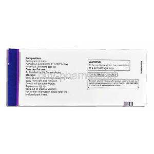 Calpsor, Calcipotriol Ointment, box composition