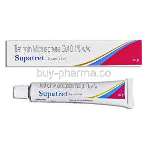 Supatret 0.1, Generic Tretinoin Microsphere Gel 0.1%, 20mg Gel