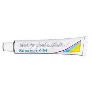 Supatret 0.04, Generic Tretinoin Microsphere Gel 0.04%, 20mg Gel, tube