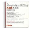 Azee, Generic Zithromax, Azithromycin 500 mg Injection composition