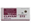 Clavam 375, Generic Augmentin, Amoxycillin, 250mg, Clavulanic Acid, 125mg, Box