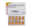 Ursodil-SR, Generic Urso, Ursodeoxycholic Acid SR, 500ng, Box and Strip