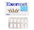 Exermet, Generic Glucophage, Metformin 500mg Prolonged-release