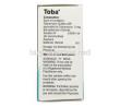 Toba, Tobramycin Ophthalmic Solution 0.3% 5 ml Eye Drop (Sun) box Composition