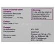 Generic   Maxalt, Rizatriptan 10 mg box information