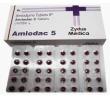 Generic  Norvasc, Amlodipine besylate 5 mg tablet and box