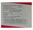 Lipicard, Fenofibrate 160 mg USV box warning
