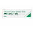 Metolar-25, Metoprolol Tartrate 25mg Box