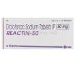 Reactin, Generic  Voltaren, Diclofenac 50 mg Cipla