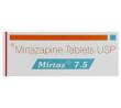 Mirtaz, Generic Remeron, Mirtazapine 7.5 mg Box