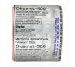 Okamet, Metformin tablets back