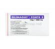 Glimaday Forte, Glimepiride and Metformin 1mg dosage