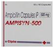 Ampisyn, Generic Omnipen, Ampicillin 500 mg Capsule (Cipla)  Box
