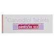 Cardivas, Generic Coreg, Carvedilol 6.25 mg box