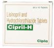 Cipril-H, Generic Zestoretic, Lisinopril/ Hydrochlorothiazide 5 mg/12.5 mg Box