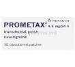 Prometax, Rivastigmine Patches 4.6mg/24h, Novartis , box top