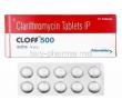 Cloff, Clarithromycin 500mg box and tablets