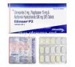 Glimser-P, Glimepiride and Metformin 2mg box and tablets