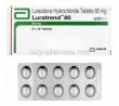 Luratrend, Lurasidone 80mg box and tablets