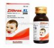 Zithrox XL Oral Suspensionicon, Azithromycin 200mg box and bottle