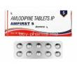 Amfirst, Amlodipine 2.5mg box and tablets