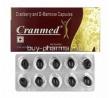 Cranmed, Cranberry Extract 200mg and D-Mannose 50mg box and capsules
