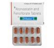 Fibator, Atorvastatin 10mg and Fenofibrate 145mg box and tablets