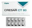 Cresar CT, Telmisartan 80mg and Chlorthalidone 12.5mg box and tablets
