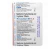 Prandial M, Metformin 500mg and Voglibose 0.2mg tablets back
