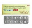 Triexer Kit, Glimepiride 2mg, Metformin 500mg and Pioglitazone 15mg box and tablets