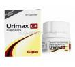 Urimax, Tamsulosin 0.4mg box and capsule bottle