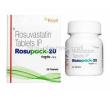 Rosupack, Rosuvastatin 20mg box and tablets