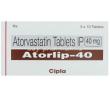 Atorlip, Generic Lipitor,  Atorvastatin 40 Mg Box