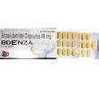 Bdenza , Enzalutamide capsules 40mg, 4 x 28 capsules, box and blister pack front presentation