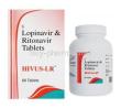 Hivus-LR, Lopinavir 200mg / Ritonavir 50mg, Veritaz Healthcare Ltd, box front presentation