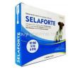 SELAFORTE For Small Dogs 5.1kg to 10kg 0.5ml x 6 Pipettes, Box, Side biew