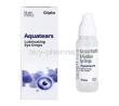 Aquatears Eye Drop, Polyvinyl Alcohol Povidone Benzalkonium Chloride box and bottle