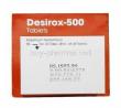 Desirox, Deferasirox 500 mg box bottom