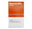 Desirox, Deferasirox 500 mg box side