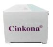 Cinkona, Quinine Sulphate 300mg, 100 Tab, box information, Side view