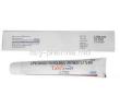 Takfa Forte Ointment, Tacrolimus　0.1%ww, Ointment 20g, Intas Pharmaceuticals, Box information, Mfg date, Exp date, Tube