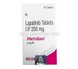 Herduo, Lapatinib 250 mg, Natco Pharma Ltd, Box front view