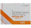 Qutan, Generic Seroquel,  Quetiapine  300 Mg Box