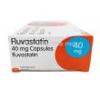 Teva Fluvastatin, Fluvastatin 40mg, Teva, Box side view